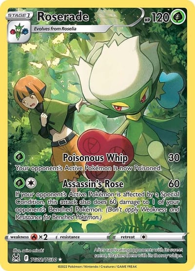 Roserade - SWSH11: Lost Origin Trainer Gallery Nm