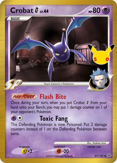 Crobat G - ME: 30th Celebration Classic Collection Nm