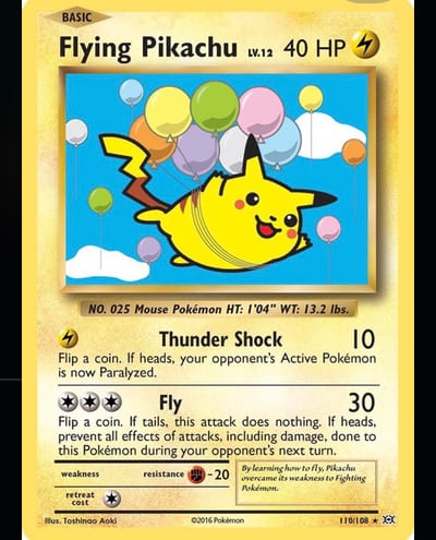 Flying Pikachu 110/108